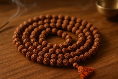 Original Rudraksha 108 beads  mala and bracelet